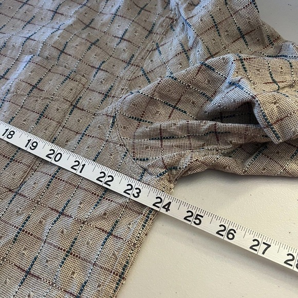 Vintage The Territory Ahead Multicolor Textured Short Sleeve‎ Shirt Casual Large - Picture 6 of 7